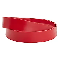 Skinnlist i rød farge, 4 cm