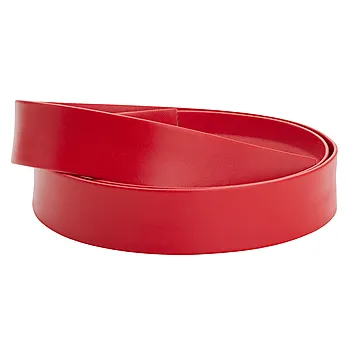 Skinnlist i rød farge, 4 cm