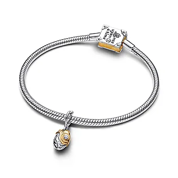 Bilde nummer 4 av Disney charms i 925 sølv med hjerte til Te Fiti og LAB diamant
