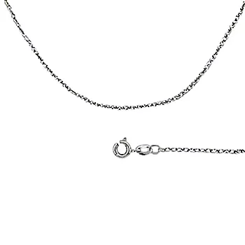Pan Jewelry, Rund Ankerkjede i 925 sølv, 80 cm