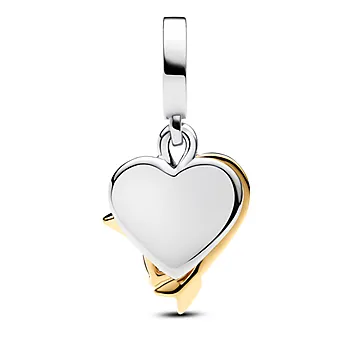Bilde nummer 3 av Pandora Moments, Charms i 925 forgylt sølv med hengende stjerne