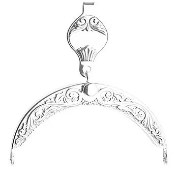 Veskelås i forsølvet plett