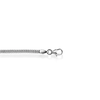 Pan Jewelry, Kjede i 925 rhodinert sølv 2,6 mm, 41 cm