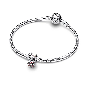 Bilde nummer 4 av Disney charms i 925 sølv med Stitch som reinsdyr