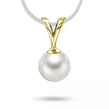 Pan Jewelry, Anheng i 585 gult gull med ferskvannsperle