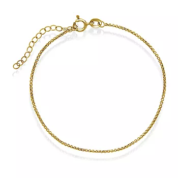Bilde nummer 2 av Pan Jewelry, Veneziansk armbånd i forgylt 925 sølv, 19 cm
