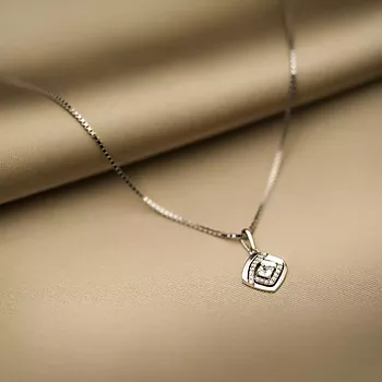 Bilde nummer 2 av Pan Jewelry, Anheng i 585 hvitt gull med zirkonia