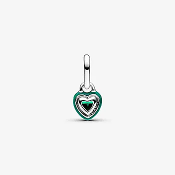 Bilde nummer 3 av Pandora Moments, Charm i 925 sølv med grønt Chakra hjerte