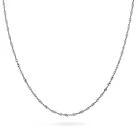 Pan Jewelry, Singapore kjede i 925 rhodinert sølv, 50 cm