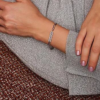 Bilde nummer 2 av Crown armbånd i 925 sølv