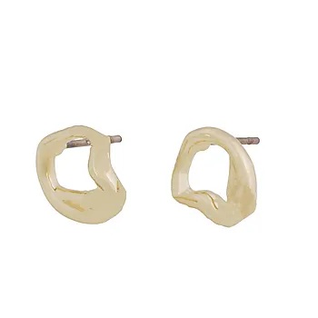 Kitty øredobber i forgylt messing