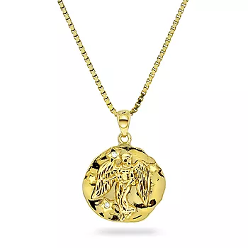 Pan Jewelry, Smykke i 925 forgylt sølv med zirkonia og Jomfruen