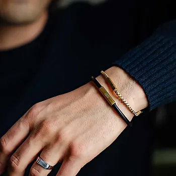 Bilde nummer 2 av Armbånd i forgylt stål