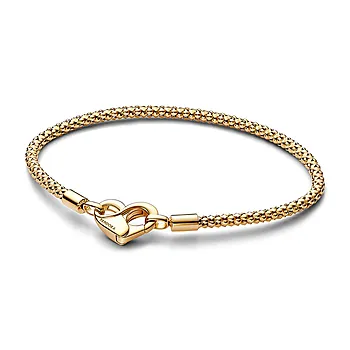 Pandora Moments, Armbånd i 925 forgylt sølv med nagler