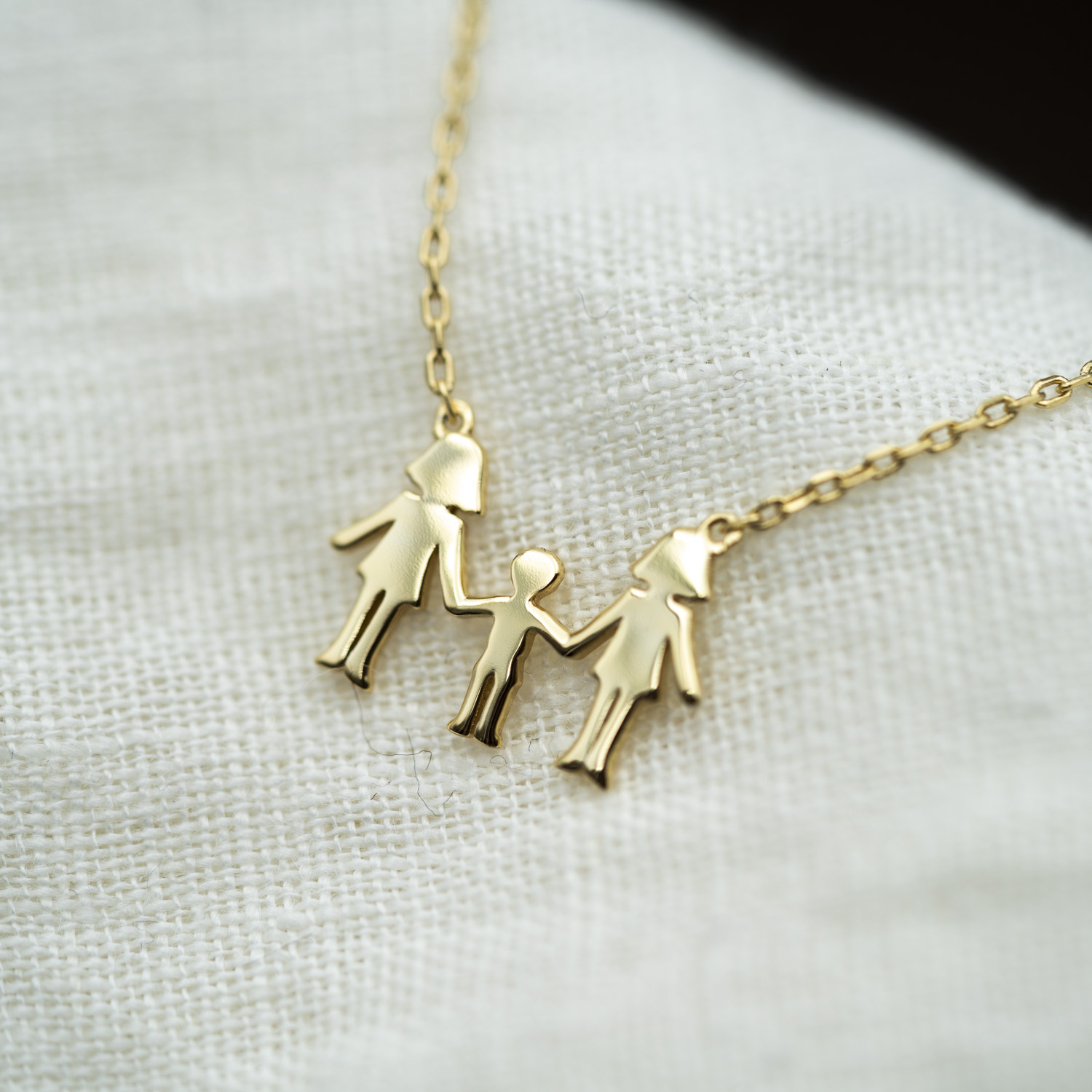 Bilde nummer 2 av Pan Jewelry, Familiesmykke med mødre og en sønn, forgylt sølv