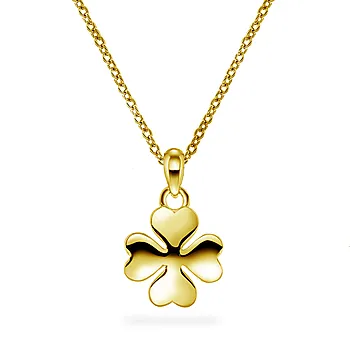 Pan Jewelry, Smykke i forgylt 925 sølv med kløver