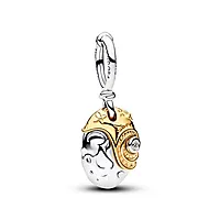 Disney charms i 925 sølv med hjerte til Te Fiti og LAB diamant