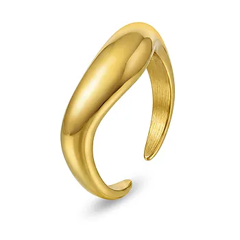 Nova ring i forgylt stål