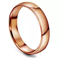 Giftering i 585 roségull | 4 mm bredde
