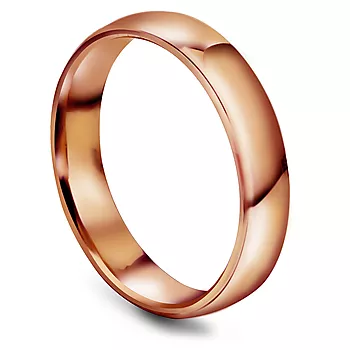 Giftering i 585 roségull | 4 mm bredde