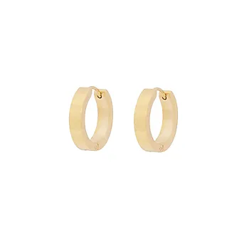 Liddy øreringer i forgylt messing