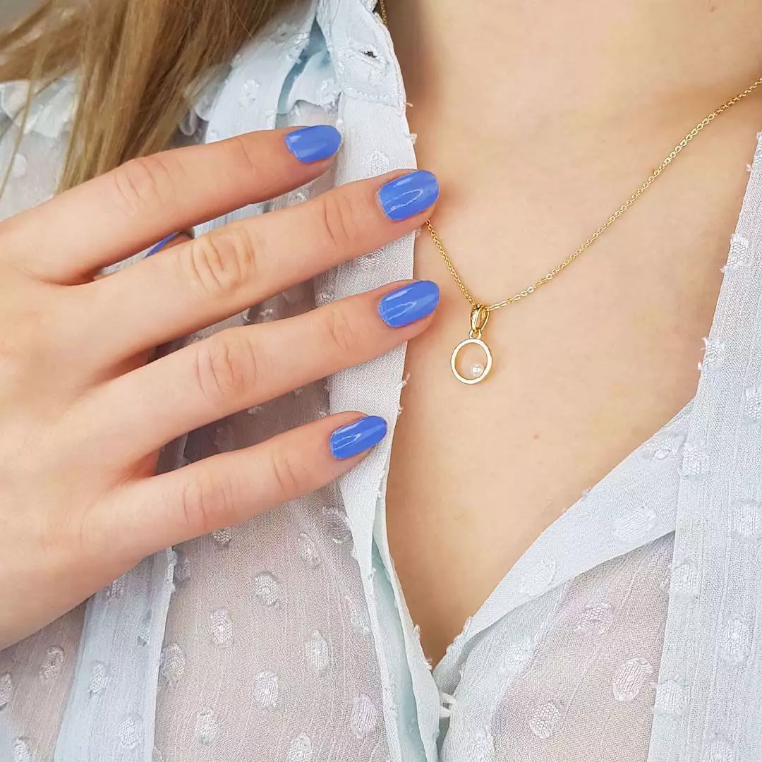 Bilde nummer 4 av Pan Jewelry, Smykke i forgylt 925 sølv med ferskvannsperle