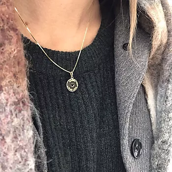 Bilde nummer 3 av Pan Jewelry, Smykke i  forgylt 925 sølv MAMMA GLAD I DEG
