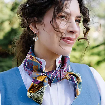 Bilde nummer 2 av Mimmi 94 silkeskjerf i 100% silke