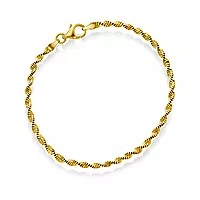 Pan Jewelry, Armbånd i forgylt 925 sølv 19 cm