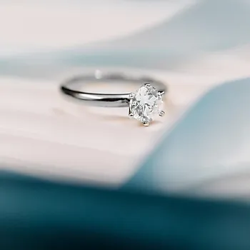 Bilde nummer 4 av Contessa LAB diamantring 585 hvitt gull 1,00 ct