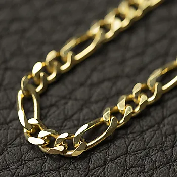 Bilde nummer 2 av Pan Jewelry, Figaro kjede i forgylt 925 sølv 3,5 mm, 45-60 cm