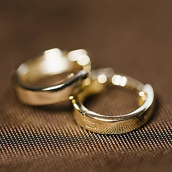 Bilde nummer 3 av Pan Jewelry, Øreringer i 925 forgylt sølv