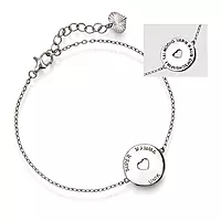 Pan Jewelry, Armbånd i sølv med teskten SUPER MAMMA UNIK