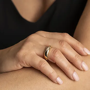 Bilde nummer 2 av Pan Jewelry, Ring i 925 forgylt sølv