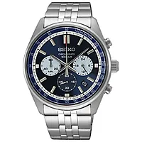Seiko, Basic Herreklokke med stållenke og kronograf