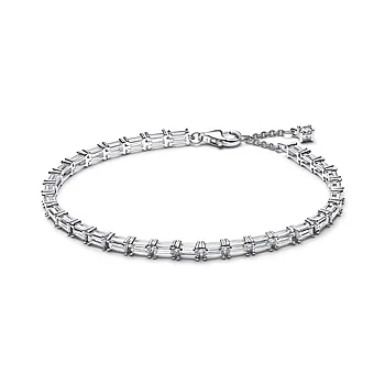 Tennisarmbånd med zirkonia