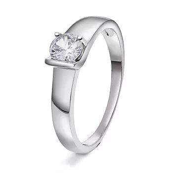 Pan Jewelry, Ring i 925 sølv med zirkonia