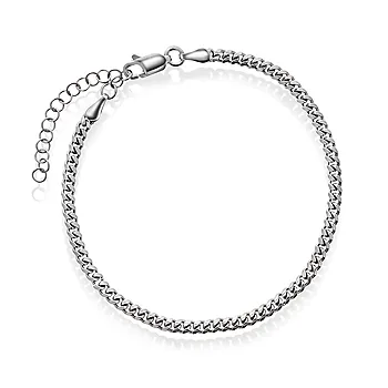 Pan Jewelry, Panser armbånd i 925 sølv, 19 cm