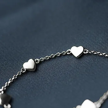 Bilde nummer 3 av Prins & Prinsesse, Armbånd til barn i 925 sølv og hjerter