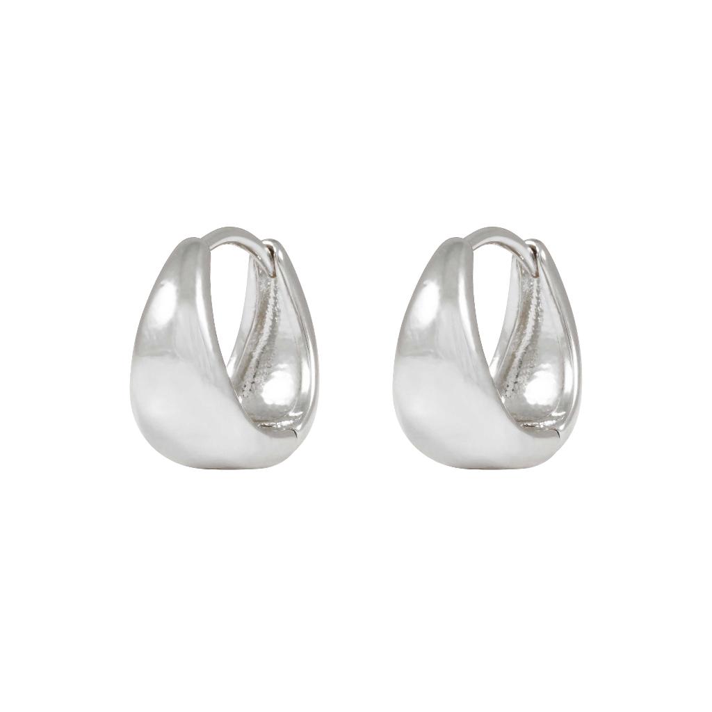 Snö Of Sweden Honey Drop Earring Silver 15mm
