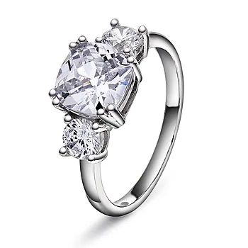 Pan Jewelry, Ring i 925 sølv med zirkonia