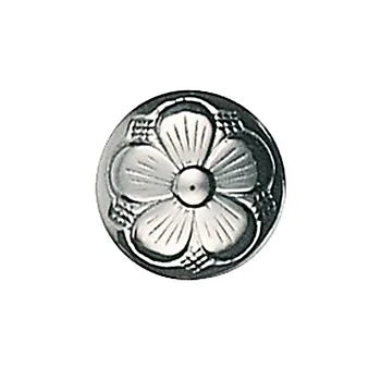Knapp i 830 oksidet sølv, 17 mm