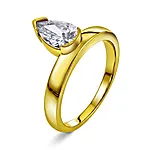Embrace ring i 925 forgylt sølv
