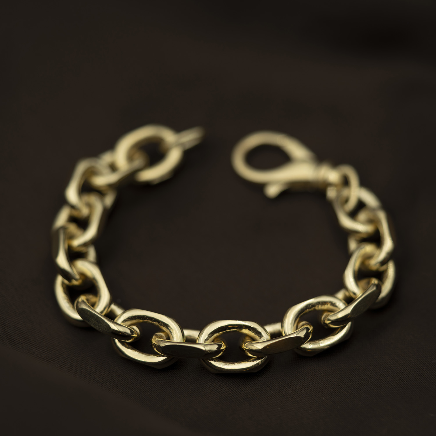 Bilde nummer 2 av Anker armbånd i forgylt 925 sølv 11,85 mm, 21 cm
