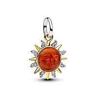 Charms med virvlende sol