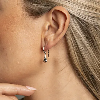 Bilde nummer 4 av Pan Jewelry, Dråpe øredobber i 925 rhodiert sølv
