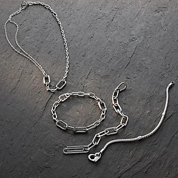 Bilde nummer 4 av Armbånd i 925 sølv med ledd