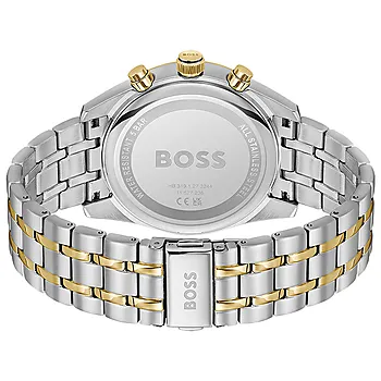 Bilde nummer 3 av Hugo Boss, Herreklokke med flerfarget stållenke