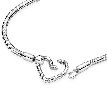 Bilde nummer 4 av Pandora Moments, Armbånd i 925 sølv med hjertelås