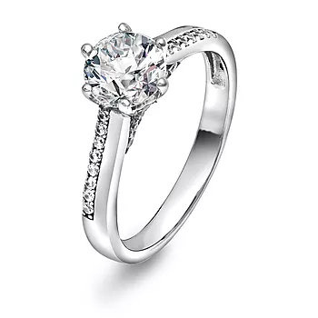 Pan Jewelry, Ring i 925 sølv med zirkonia
